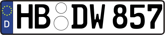 HB-DW857