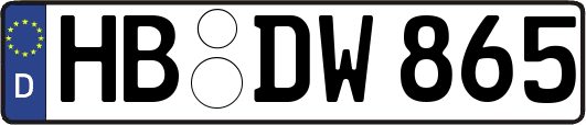HB-DW865