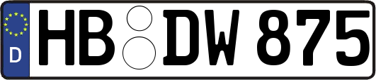 HB-DW875