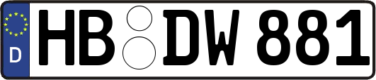 HB-DW881