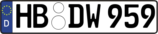 HB-DW959