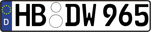 HB-DW965
