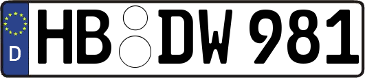 HB-DW981