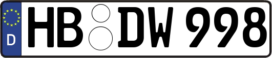 HB-DW998