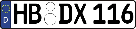 HB-DX116