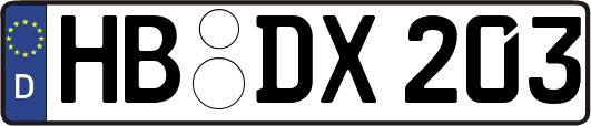 HB-DX203