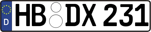 HB-DX231