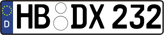 HB-DX232