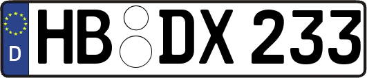 HB-DX233