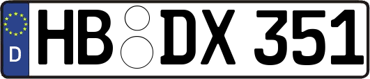HB-DX351