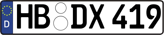 HB-DX419