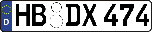 HB-DX474