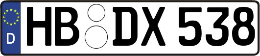 HB-DX538