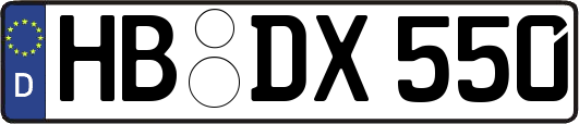 HB-DX550