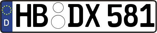 HB-DX581
