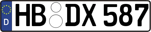 HB-DX587