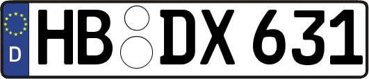 HB-DX631