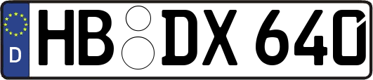 HB-DX640