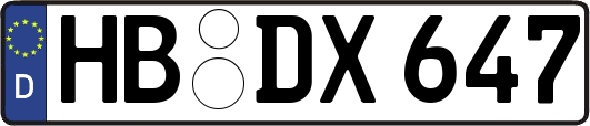 HB-DX647