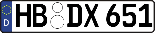 HB-DX651