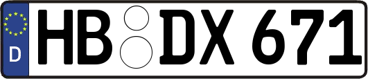 HB-DX671