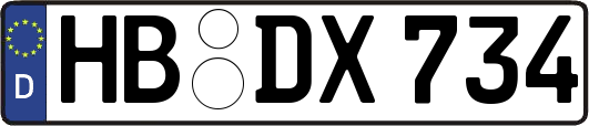 HB-DX734