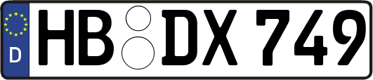 HB-DX749