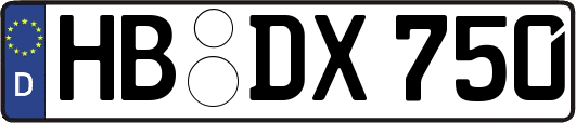 HB-DX750
