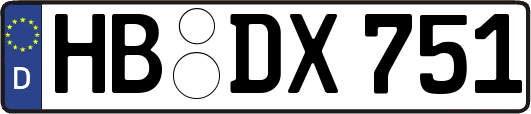 HB-DX751