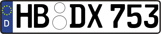 HB-DX753