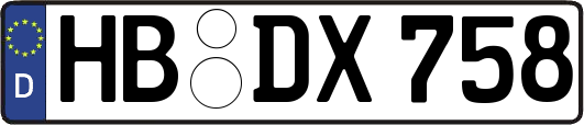 HB-DX758