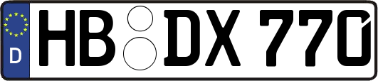 HB-DX770