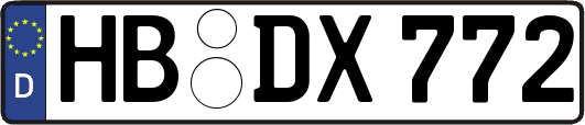 HB-DX772