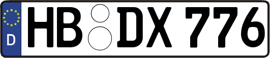 HB-DX776