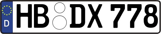 HB-DX778