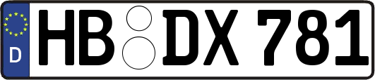HB-DX781