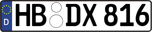 HB-DX816