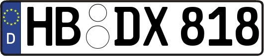 HB-DX818