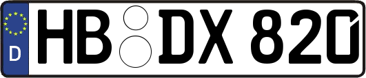 HB-DX820