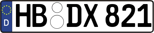 HB-DX821