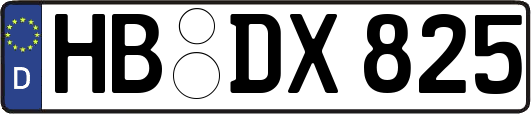 HB-DX825