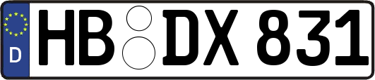 HB-DX831