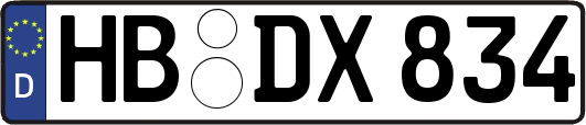 HB-DX834