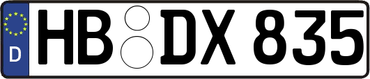 HB-DX835