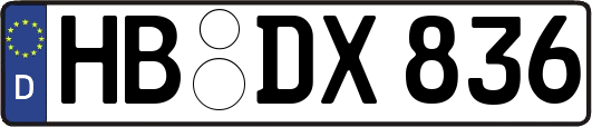 HB-DX836