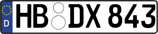 HB-DX843