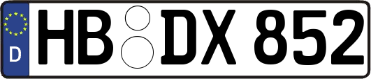 HB-DX852
