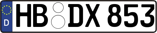 HB-DX853