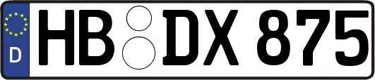 HB-DX875