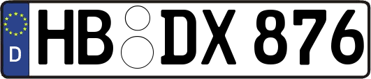HB-DX876